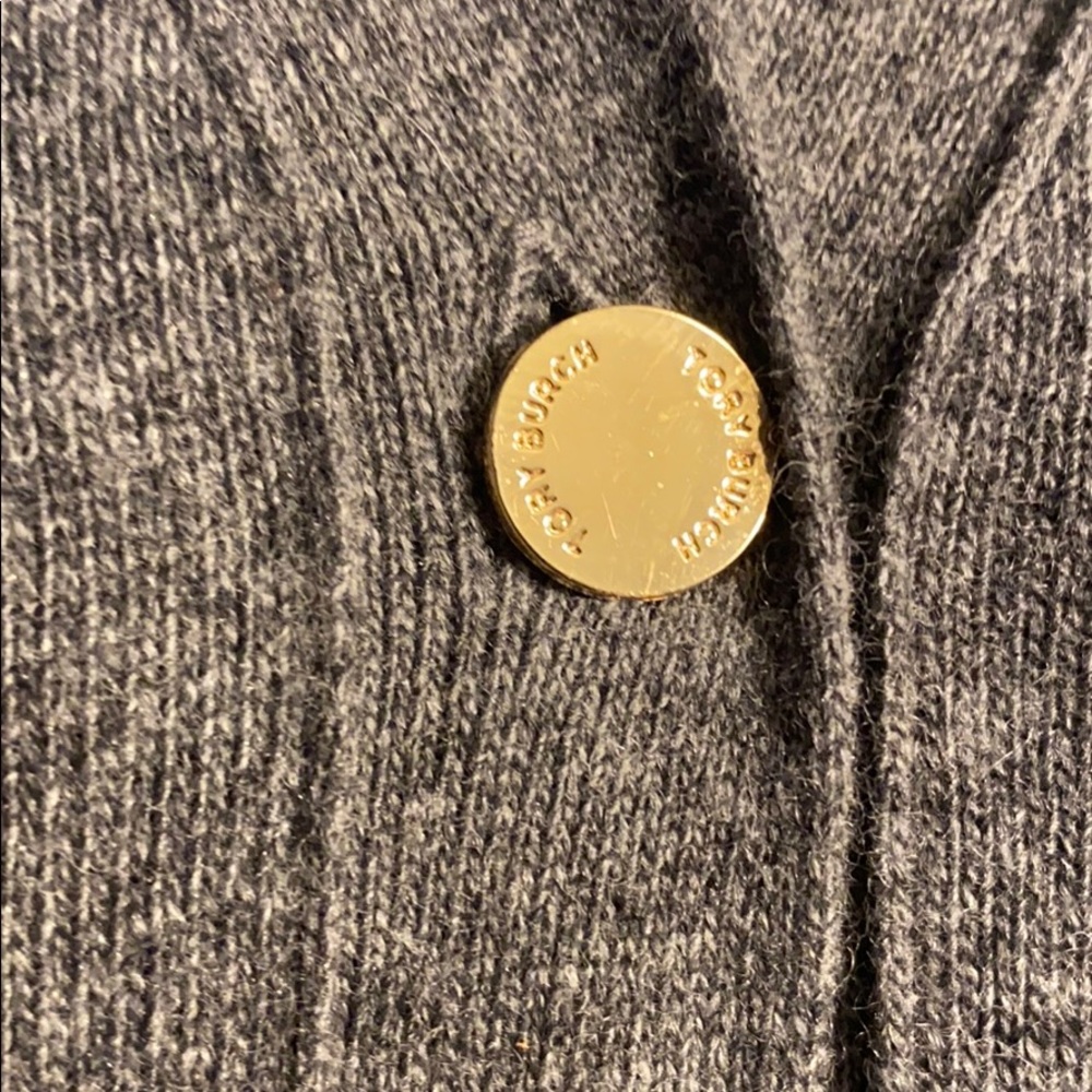 Tory Burch Grey cardigan sweater